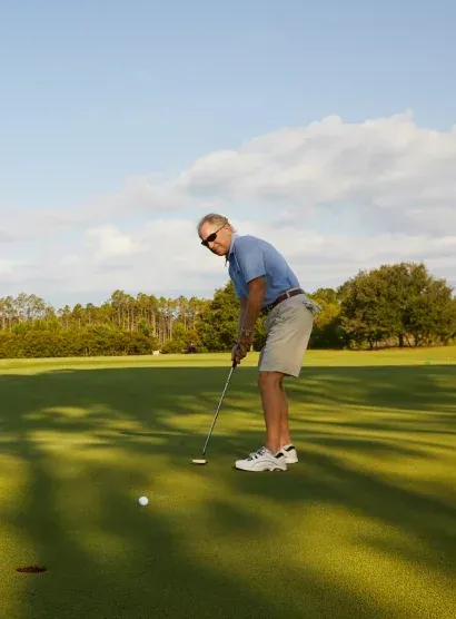 A morning round on the community course